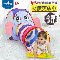 Baby Children Tent Play House Home Small Tent Indoor Boy Girl Girl Baby Drill Hole Tunnel Toy Crawl Drum