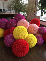 15cm-1 8 meters leafless mei gui hua qiu decoration wedding bouquet shop opening ceremony curd