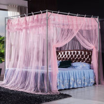 Mosquito net pendant strap encrypted side door open single door reinforced stainless steel thickened presser foot free from mounting 1 5 m bed 1 8m