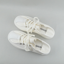 MISS home niche design low-leash casual canvas shoes womens summer white shoes Joker ins tide small white shoes