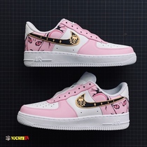 AF1 Air Force One pink big cat Killer Queen color matching custom hand-painted service(DuChen24)