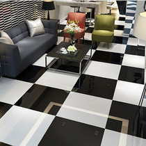 Ceramic tile pure white black floor tile 600 800 living room bedroom anti-slip wall tile Full cast glaze vitrified brick polished brick