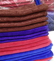 Dishwashing cloth cleaning cloth rag water absorption no hair loss multi-purpose cleaning towel thickening extra thick barber shop