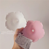 Japanese sp sauce girl heart plastic cherry blossom shape funnel long neck convenient 2 pieces