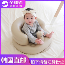 Korean richell children inflatable single sofa infant seat princess girl multifunctional bath chair
