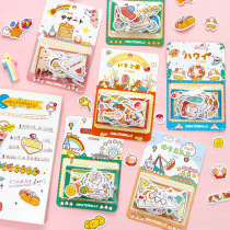 40 cartoon stickers cute decorative stickers baby Memorial Book material package kindergarten growth Book DIY