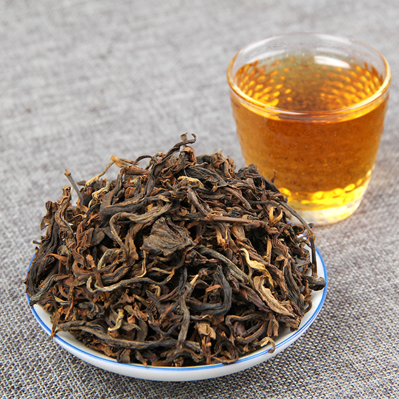 Yunnan Yunnan Yunnan Black Tea Super Wild Black Tea Old Trees Sunning Red Luzhou-flavor Bulk 500g