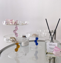 click beads jewelry tray niche designer jewelry display photo props cake fruit dessert plate