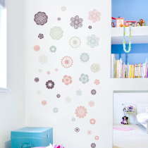  Stickers cover ugly holes decorate small patterns bedroom wall stickers self-adhesive wall stickers wall stickers wall decoration flowers