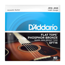 Dadario Flat Tops smooth winding phosphor copper series soundtrack guitar string EFT16 EFT74