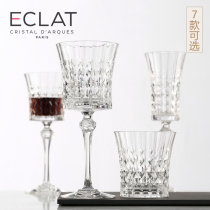 French imported CDA bow and arrow retro carved crystal glass wine wine champagne water cup whiskey Cup European home