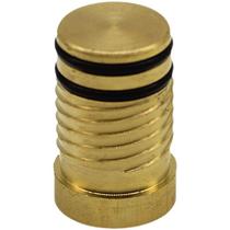 16 Aluminum plastic pipe plug 4 minutes 6 minutes 1 inch floor heating pipe blocking water pipe rotating thread plug cap geothermal copper fittings
