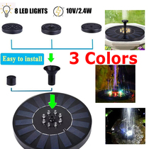 Solar fountain lights suspended outdoor rockery pool flowing water floating fountain