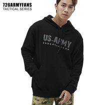 726 new autumn military wind comfortable loose long sleeve head hooded US Army cotton sweater oversize