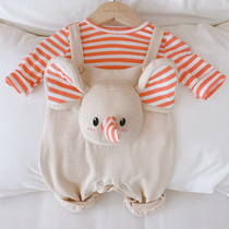 Baby pants cute autumn long sleeves for men and women baby trousers set infant and two sets can open crotch spring and autumn