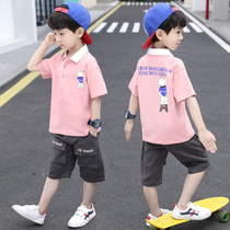 Childrens clothes boy summer clothing suit 2022 New summer CUHK Scout handsome and thin short sleeves Clothes Tide