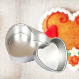 Love Heart -обработанная анод сплошной дно для пирога 3 -дюймовый 5 -дюймовый 6 -дюймовый 8 -дюймовый алюминиевый сплав Qifeng Cake