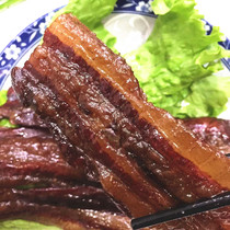 Wenzhou specialty soy sauce meat marinated bacon vacuum packed pork belly three layers soy sauce dried meat 480g