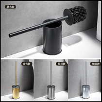 Toilet vertical non-perforated toilet brush holder set wall-mounted stainless steel toilet cleaner toilet brush toilet cleaning without dead corners