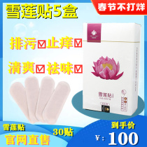 Snow lotus paste private ecological restoration maintenance saffron care maintenance nourishing pad antibacterial odor ventilation