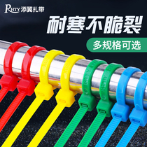 Tie color nylon cable tie tensioner fixed buckle rope plastic seal Red Yellow Blue Green 4 * 200MM