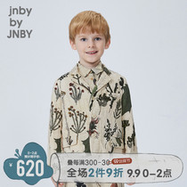 Shopping mall same model] Jiangnan cloth clothing childrens clothing 21 summer new boys and girls Childrens suit coat 1LB211030
