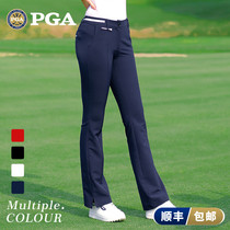 USA PGA 2021 Golf womens pants Summer Golf pants Womens stretch fashion flared wide leg pants