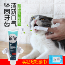 Kitty toothbrush toothpaste suit tooth mouth cleaning supplies except for mouth smell pooch special teeth brushing teeth can be eaten