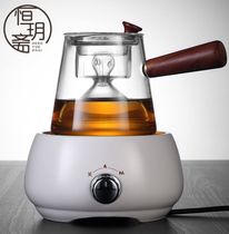 Heng Yue Zhai electric ceramic stove tea stove special glass tea maker Japanese high-grade automatic spray type tea steaming teapot