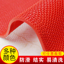 Bathroom anti-slip plastic waterproof hollowed-out mesh carpet washroom washroom footbed toilet anti-slip mat