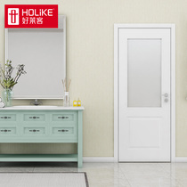 Good Leike wooden door European style bathroom door glass door solid wood composite kitchen set door MMB-014P