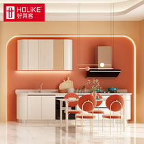 Good Laike whole house customized flagship store modern household quartz stone whole kitchen cabinet kitchen cabinet stove cabinet customized
