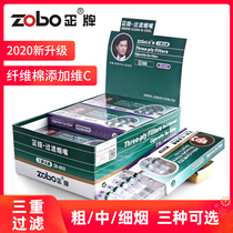 zobo genuine disposable cigarette holder filter thick and medium Mens cigarette three or four filter cigarette utensils