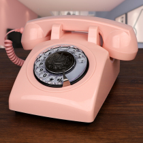 European and American antique telephone European retro vintage old pastoral home wireless card Telecom telephone office landline
