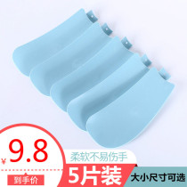 5 pieces small fan blade plastic small ceiling fan mini clip fan 4 page accessories universal wind leaf