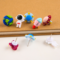 5 pieces of cute cartoon I-shaped nails fixed tacks cork board pushpins photo wall decoration nail small nails