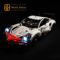  BS Building block lighting Porsche 911RSR Racing toy LED lighting suitable for Lego 42096 sports car lamps