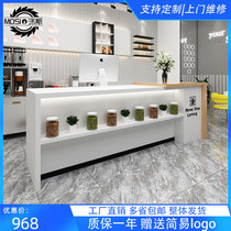 Cashier commercial milk tea shop personalized dessert shop bar simple modern flower shop front desk net red fruit shop reception desk