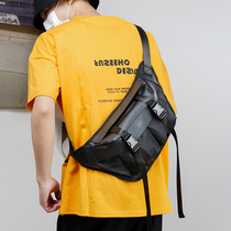 Tide Card Mens Chest Bag Tooling Wind Large Capacity Diagonal Satchel Bag Men Purse Tide Street 100 Hitch Sports Satchel Single Shoulder Bag