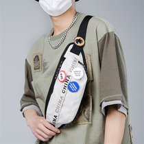 Skew Satchel Bag Mens Summer Satchel Kits for mens chest bag Chains Single shoulder bag Boys personality Purse Strings