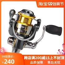 trulinoya spinning wheel type 1000 lu ya microphysical dedicated far-flung the bevel-end steel fishing vessel shallow xian bei gapless yu xian lun