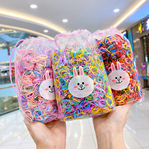 Small hair Cute hair does not hurt hair accessories Rubber band tie rubber band head rope disposable headdress Baby children