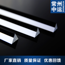 Hot selling acrylic PMMA decorative transparent plexiglass equilateral triangle Rod 20mm factory direct high quality and low price