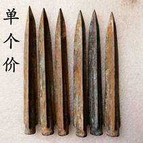 Antique weapons Copper head Bronze arrows of the Warring Han Period Arrow cluster Shengkeng Old bag pulp Antique miscellaneous collection