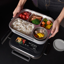 New Japanese 304 stainless steel lunch box adult office worker student plate lunch box Japanese lunch box