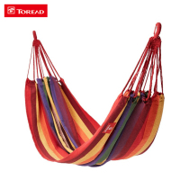 Pathfinder Hammock Outdoor Spring Summer Camping Play Storage Color Strip Canvas Hammock Swing TEMI80773