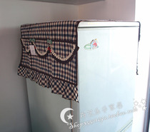 Full 39 yuan new fabric refrigerator towel cherry flower refrigerator cover refrigerator dust cover specifications are optional