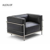 lc3 sofa Corbusier chair cassina designer leather three-person sofa in-line personality chair