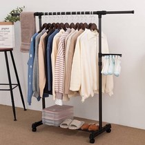  Professional indoor clothes rack floor-to-ceiling household balcony clothes rack simple folding clothes rack bedroom clothes rack drying