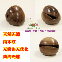 Fa Yitang Buddhism and Taoism without carved Dalbergia clam set of wooden fish solid fish roe Temple wooden fish